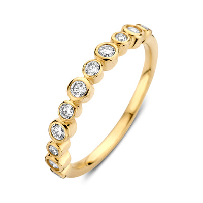 Ring Luna 0,31 ct. Gelbgold