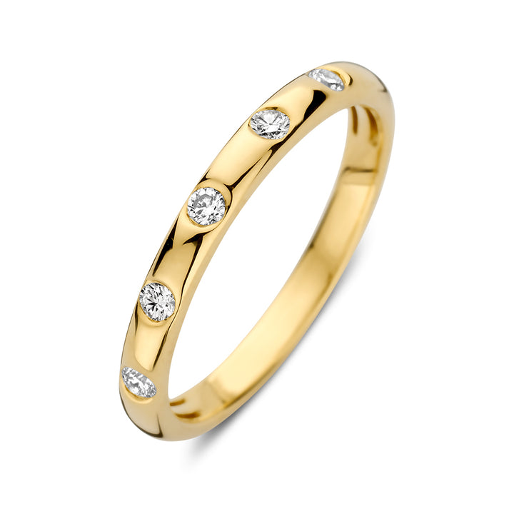 Ring Jolie 0,15 ct. Gelbgold
