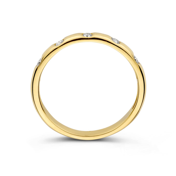 Ring Jolie 0,15 ct. Gelbgold