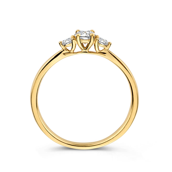 Ring Alix 0,37 ct. Gelbgold