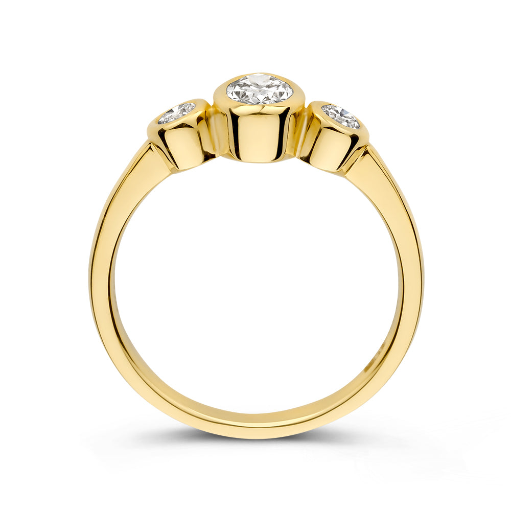 Ring Sofia 0,70 ct. Gelbgold