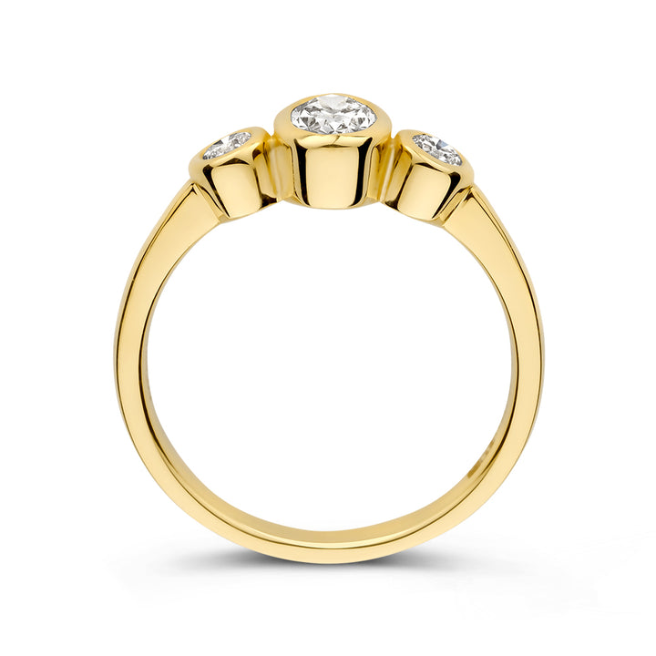 Ring Sofia 0,70 ct. Gelbgold