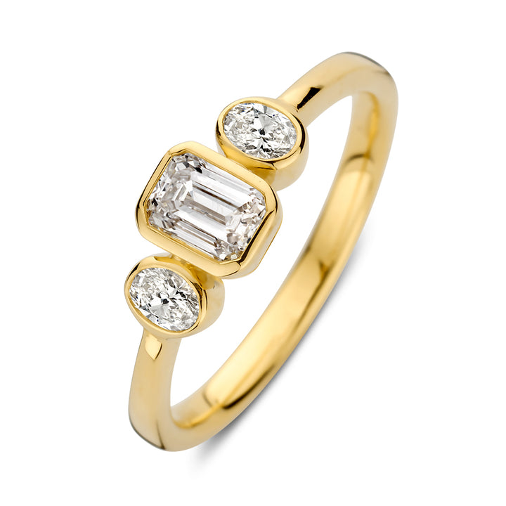 Ring Charlie 0,70 ct. Gelbgold