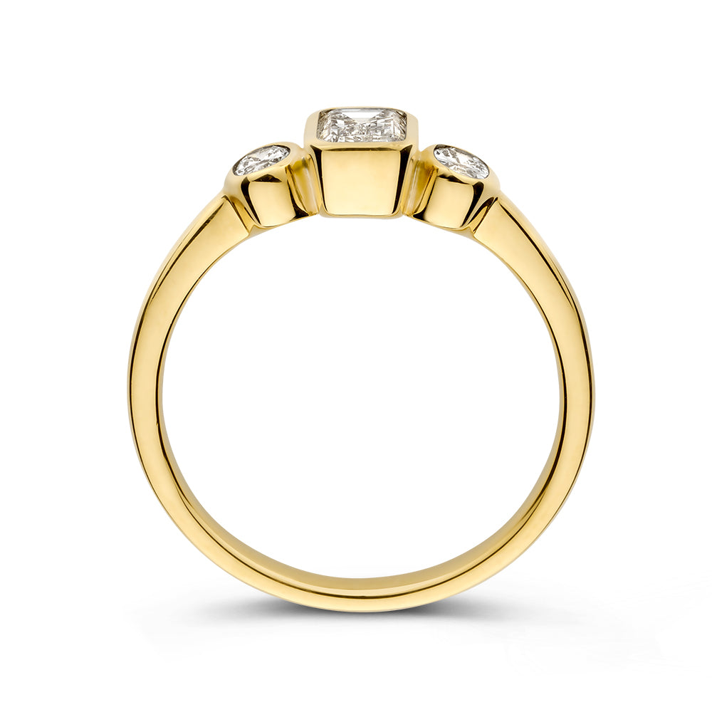 Ring Charlie 0,70 ct. Gelbgold