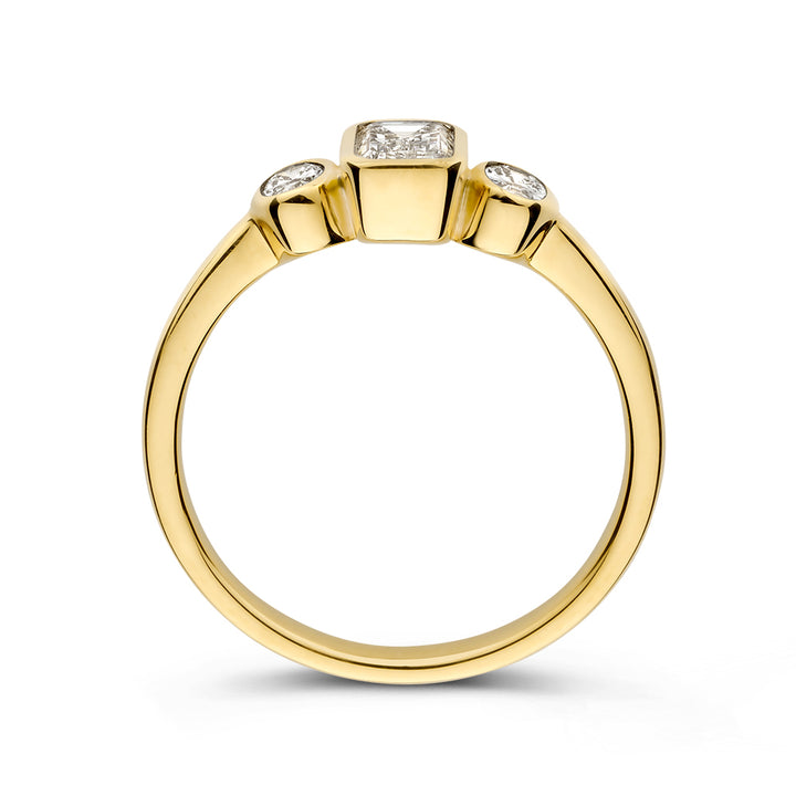 Ring Charlie 0,70 ct. Gelbgold