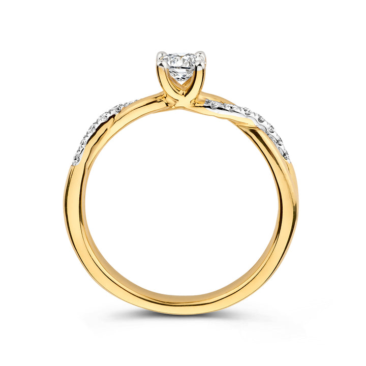 Ring Mia 0,41 ct. Gelbgold