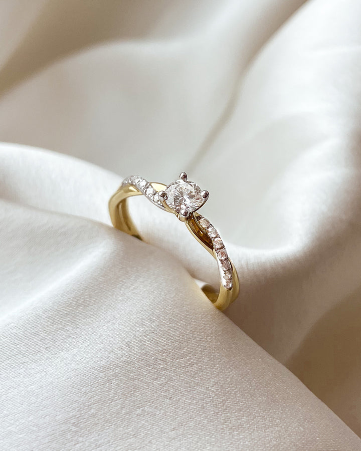 Ring Mia 0,41 ct. Gelbgold
