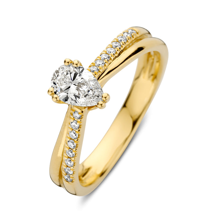 Zoë Ring 0,60 ct. Gelbgold