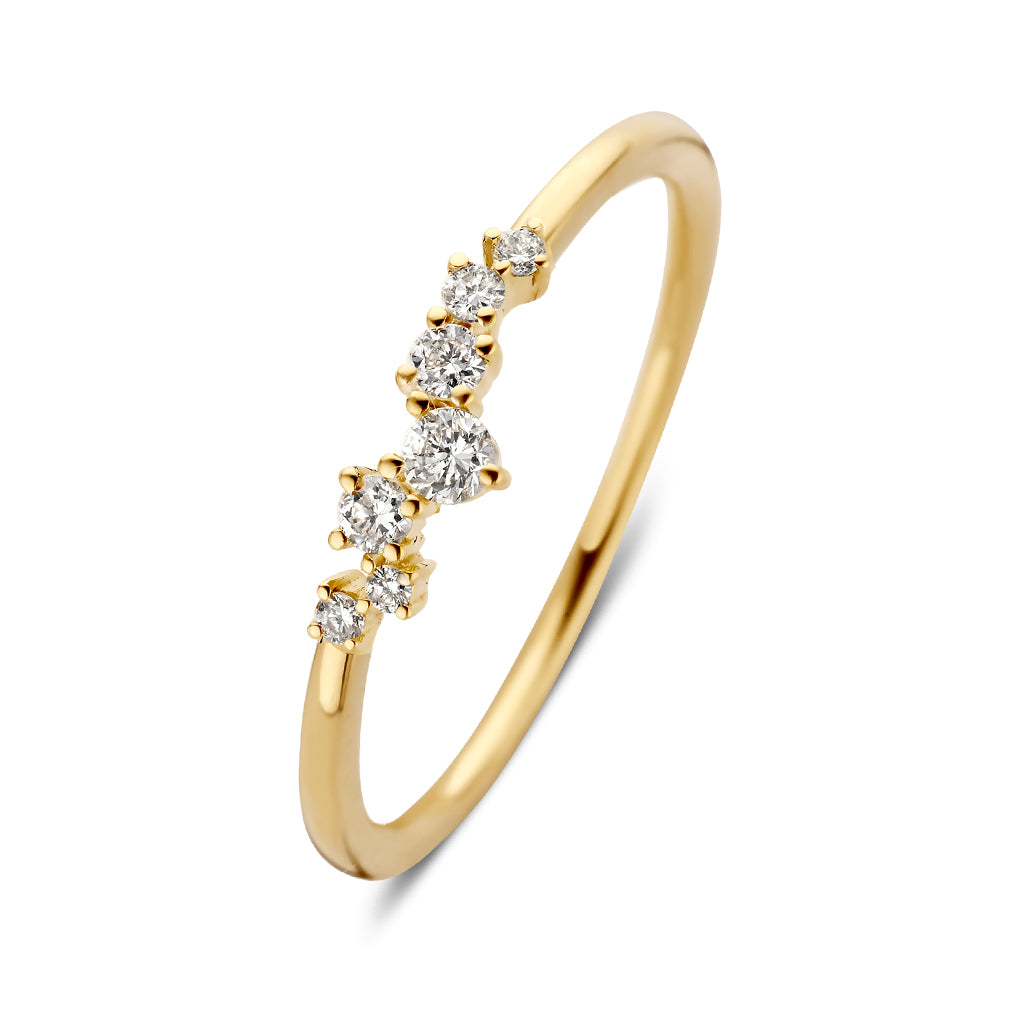 Ring Amelie 0,16 ct. Gelbgold