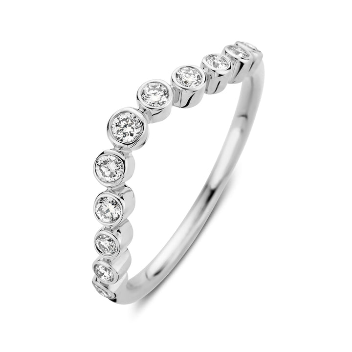 Ring Luna Wave 0,26 ct. Weißgold