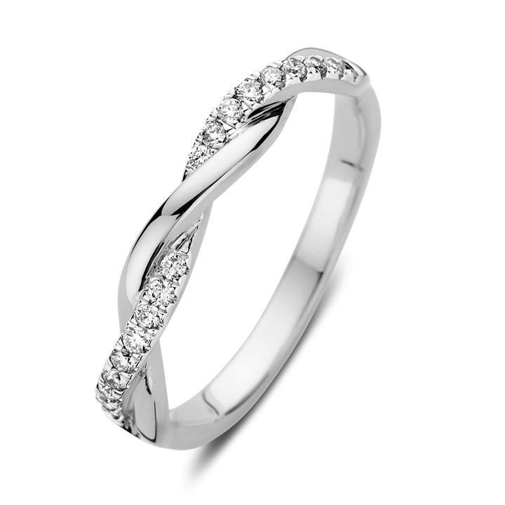 Ring Jackie 0,15 ct. Weißgold