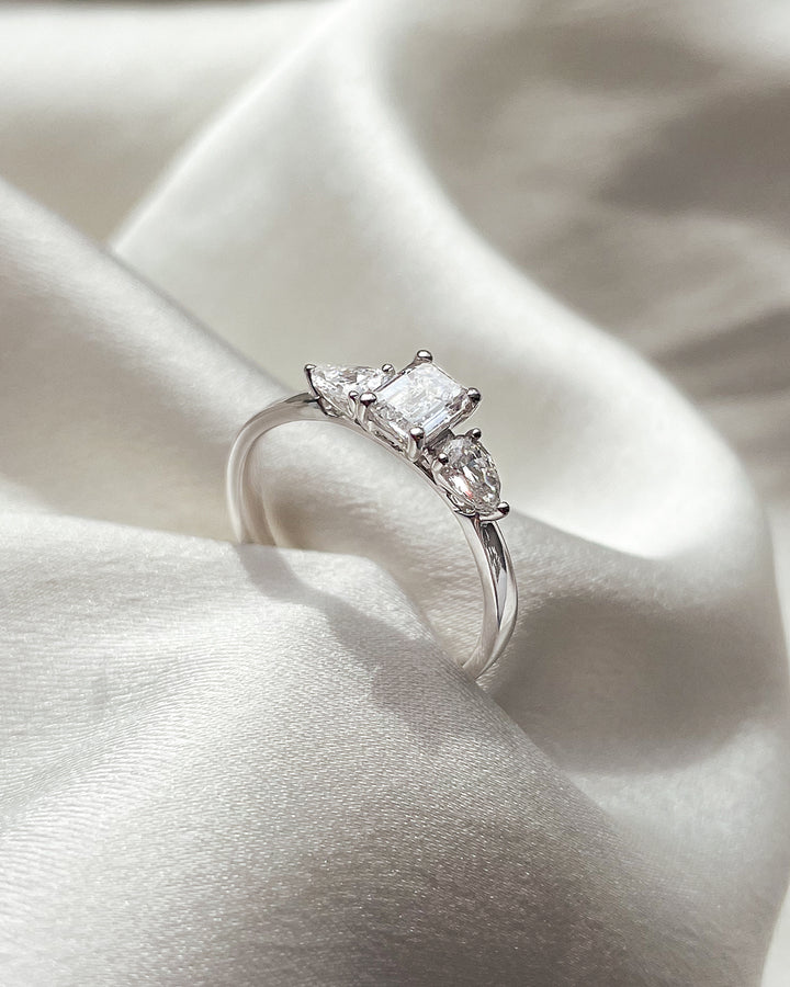 Ring Lize 0,90 ct. Weißgold