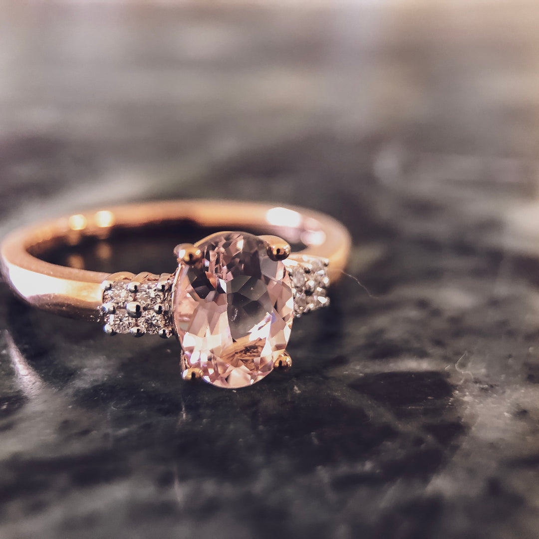 Aurore rosegouden ringen