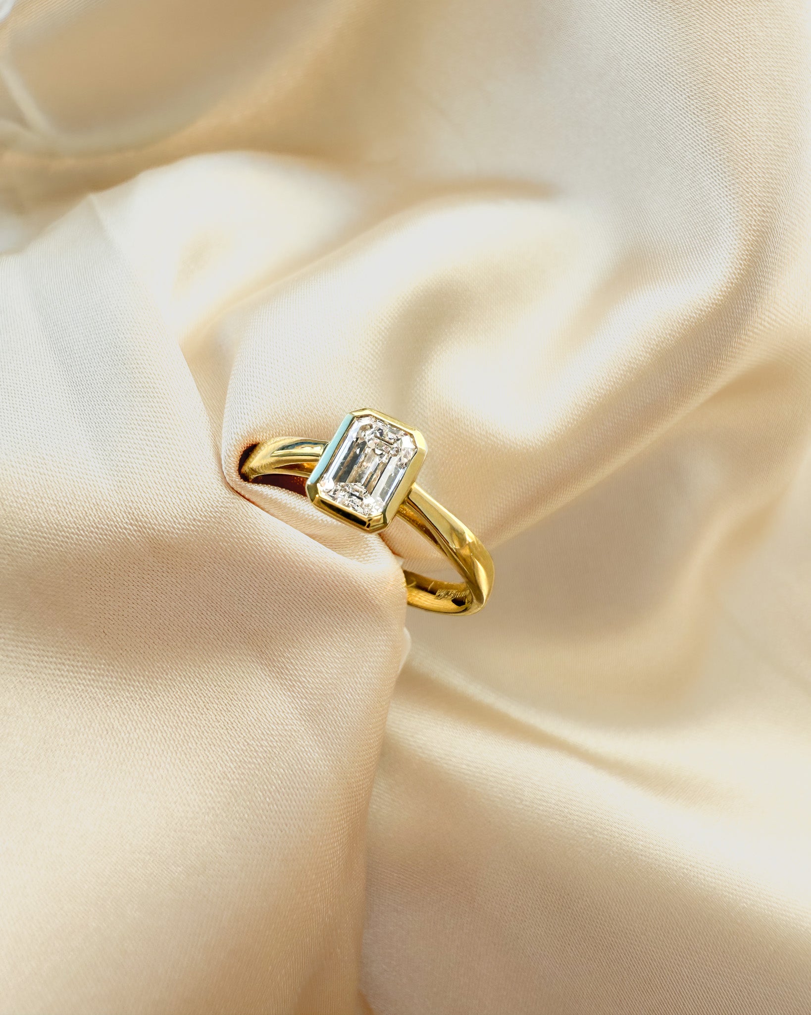 Ring Lara 0,75 ct. Gelbgold