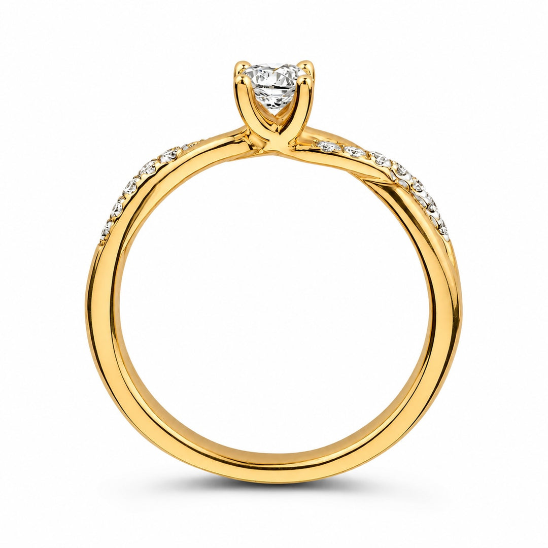 Ring Mia 0,41 ct. Gelbgold