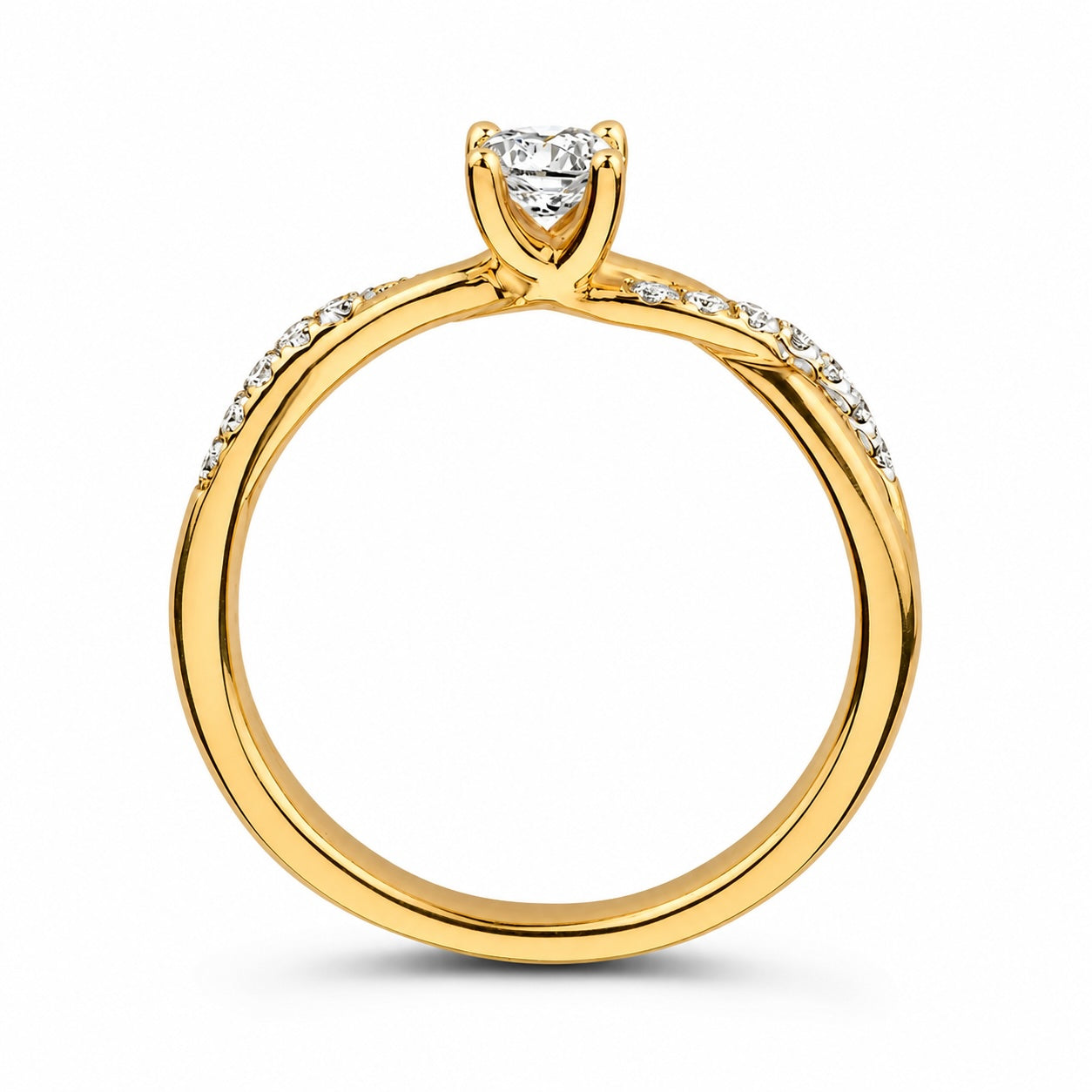 Ring Mia 0,41 ct. Gelbgold
