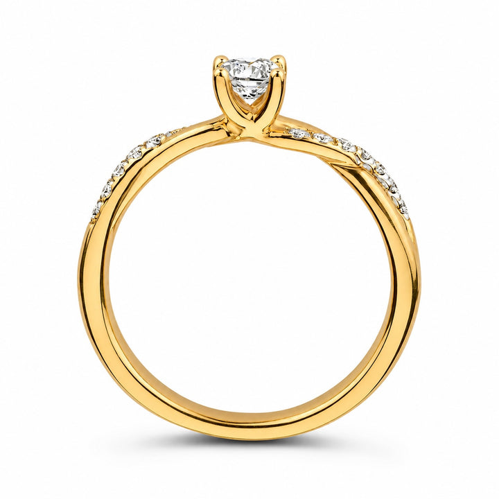 Ring Mia 0,41 ct. Gelbgold