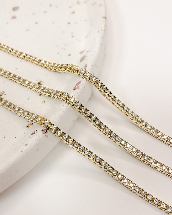 Armband Chloe 1,00 ct. Gelbgold