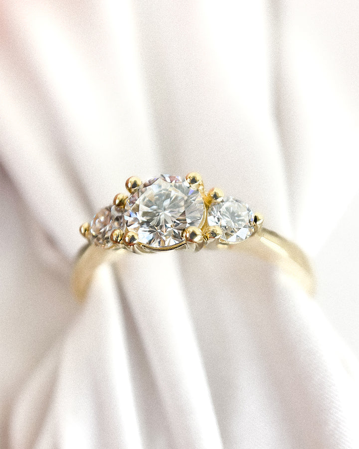 Ring Alix 0,75 ct. Gelbgold