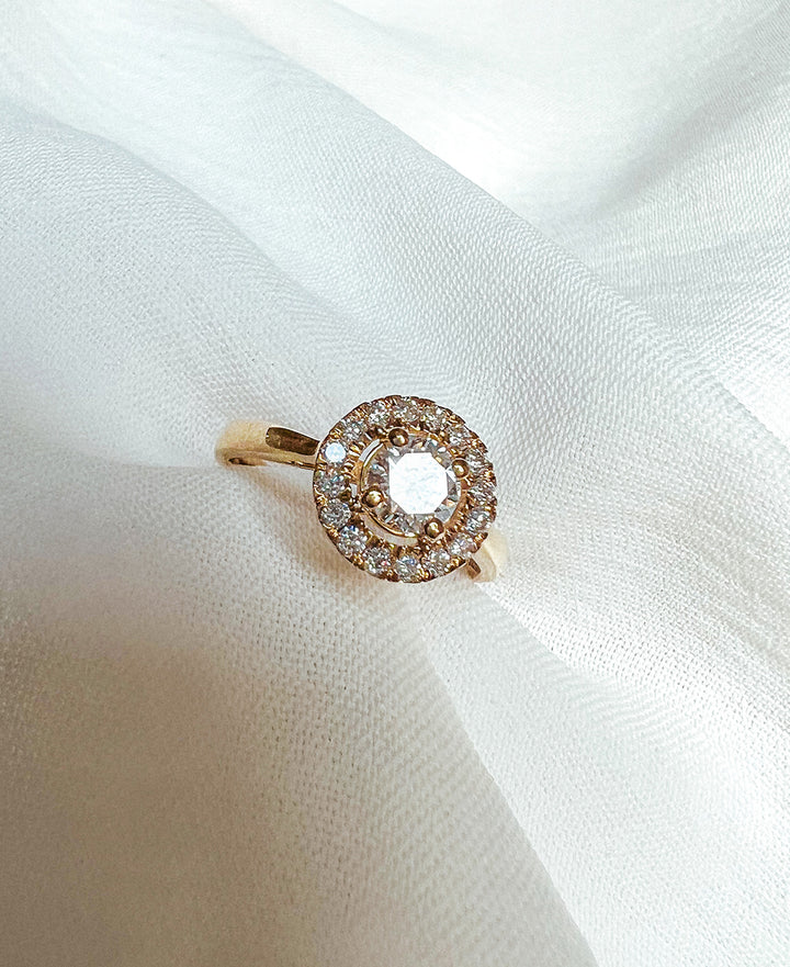 Ring Emma 0,75 ct. Gelbgold