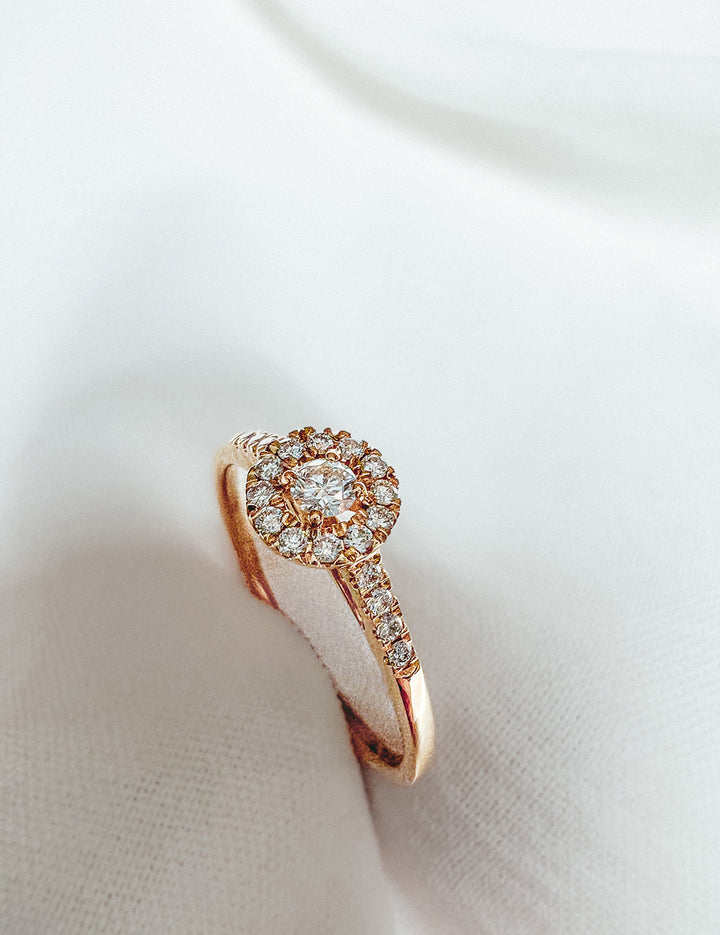 Ring Emma Royal 0,20 ct. Gelbgold