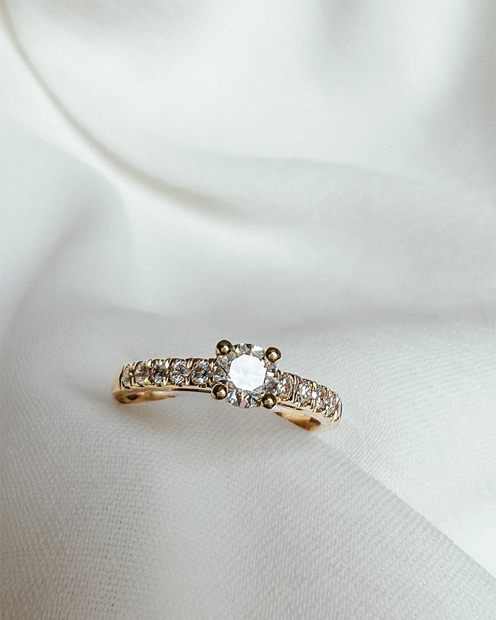 Ring Mary 0,80 ct. Gelbgold