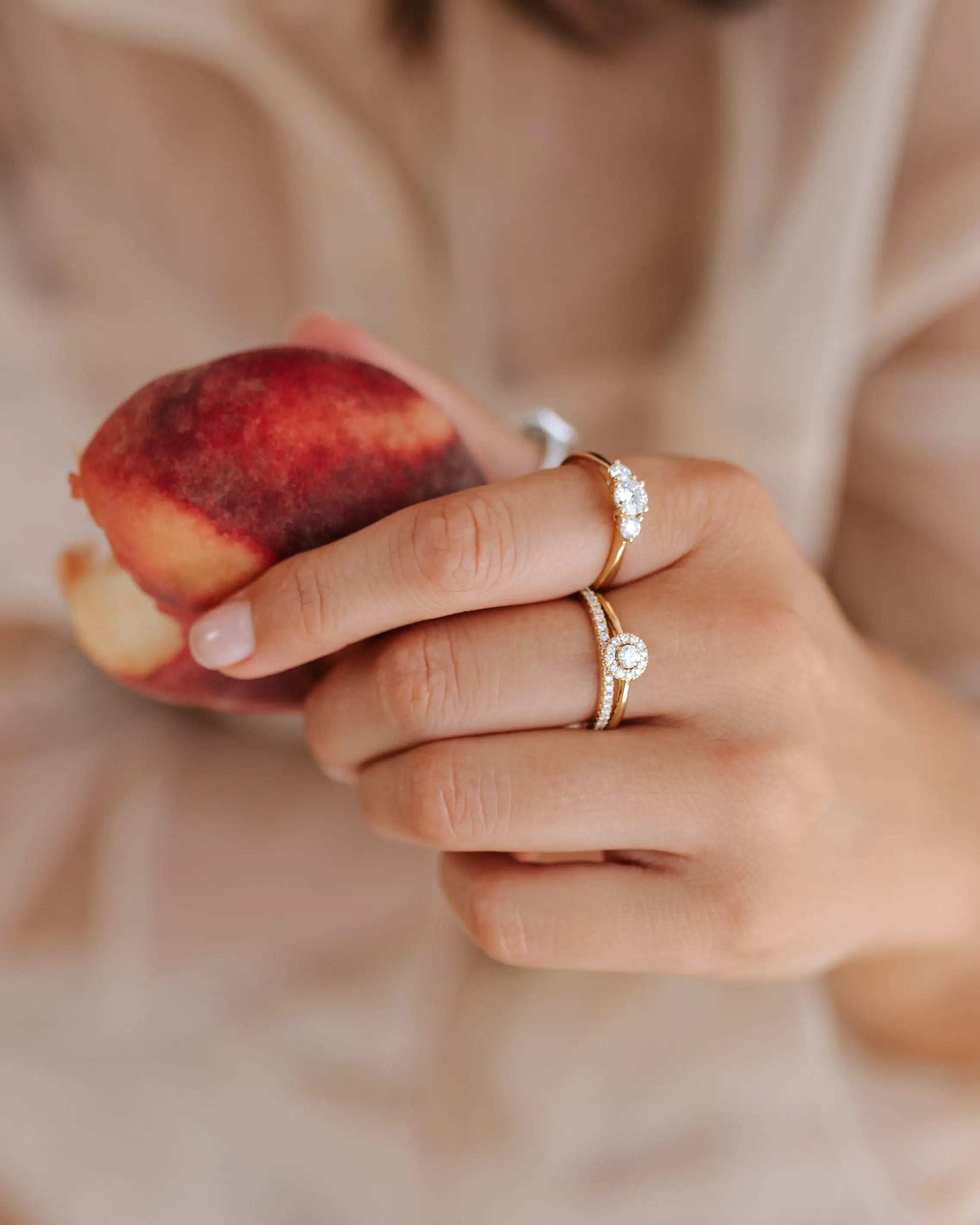 Ring Millie 0,20 ct. Gelbgold