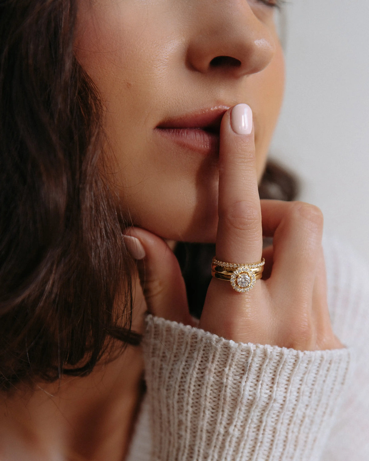 Ring Millie 0,20 ct. Gelbgold