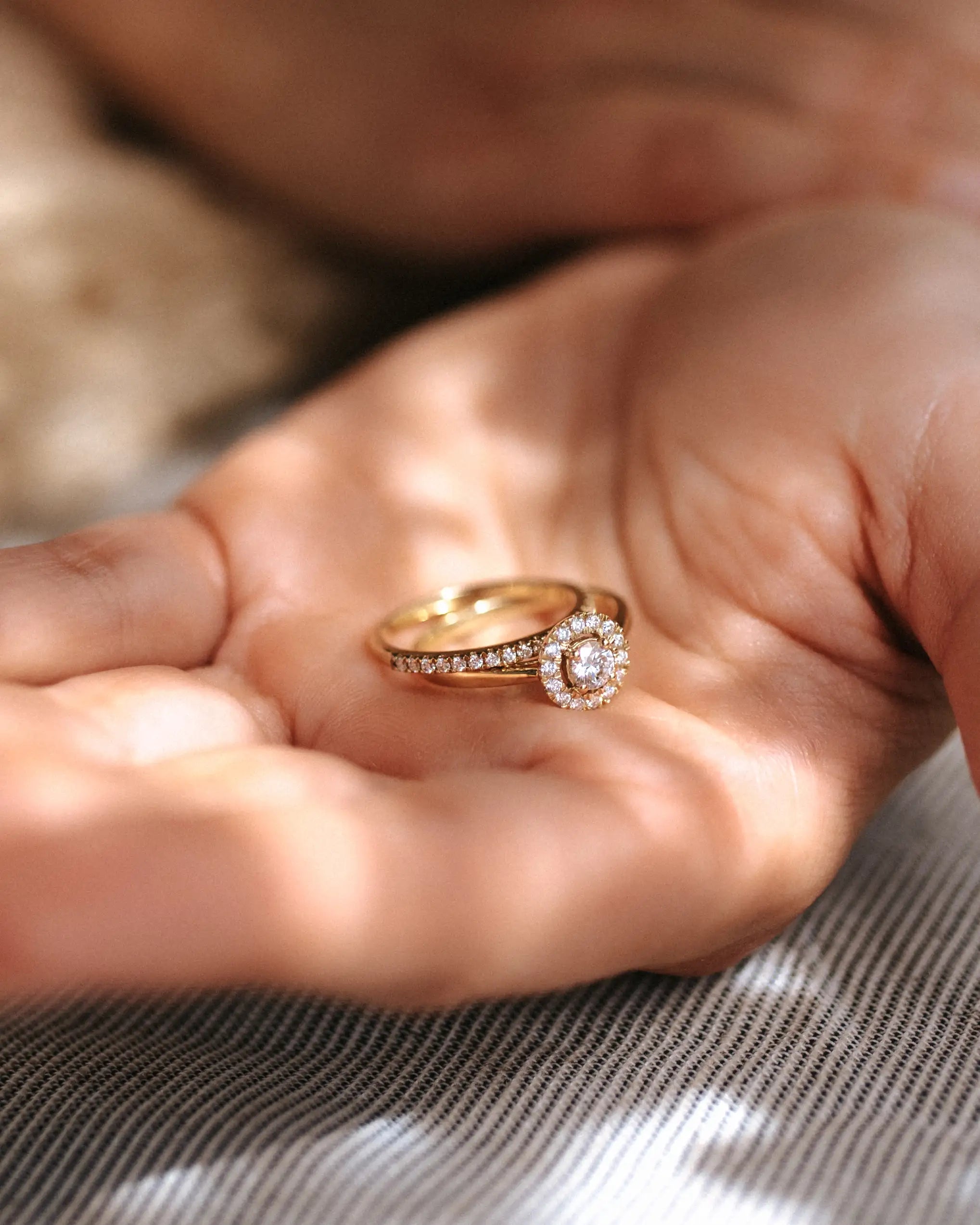 Ring Millie 0,20 ct. Gelbgold