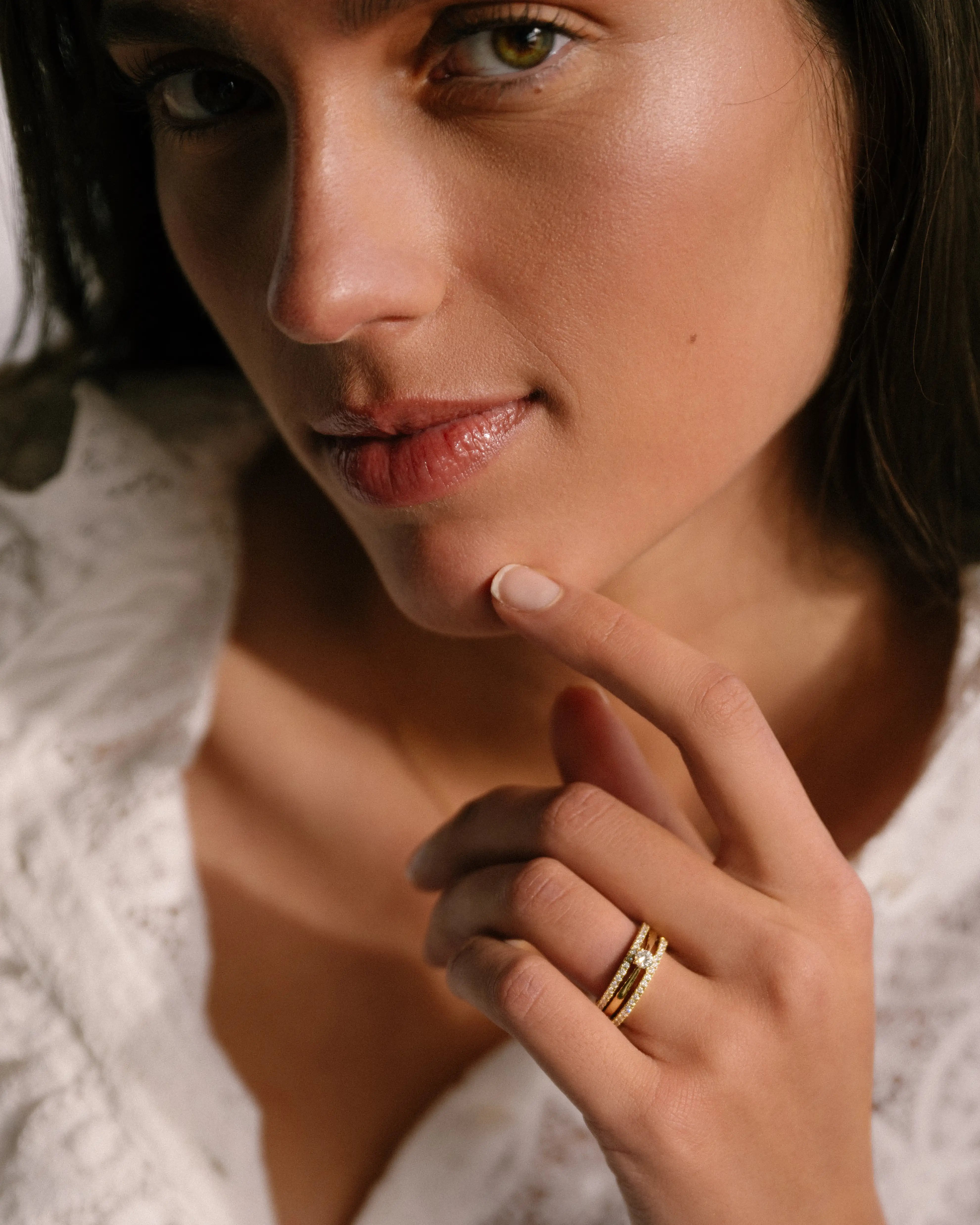 Ring Olivia 0,20 ct. Gelbgold