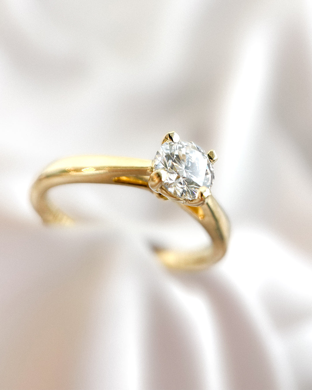 Ring Olivia 0,75 ct. Gelbgold