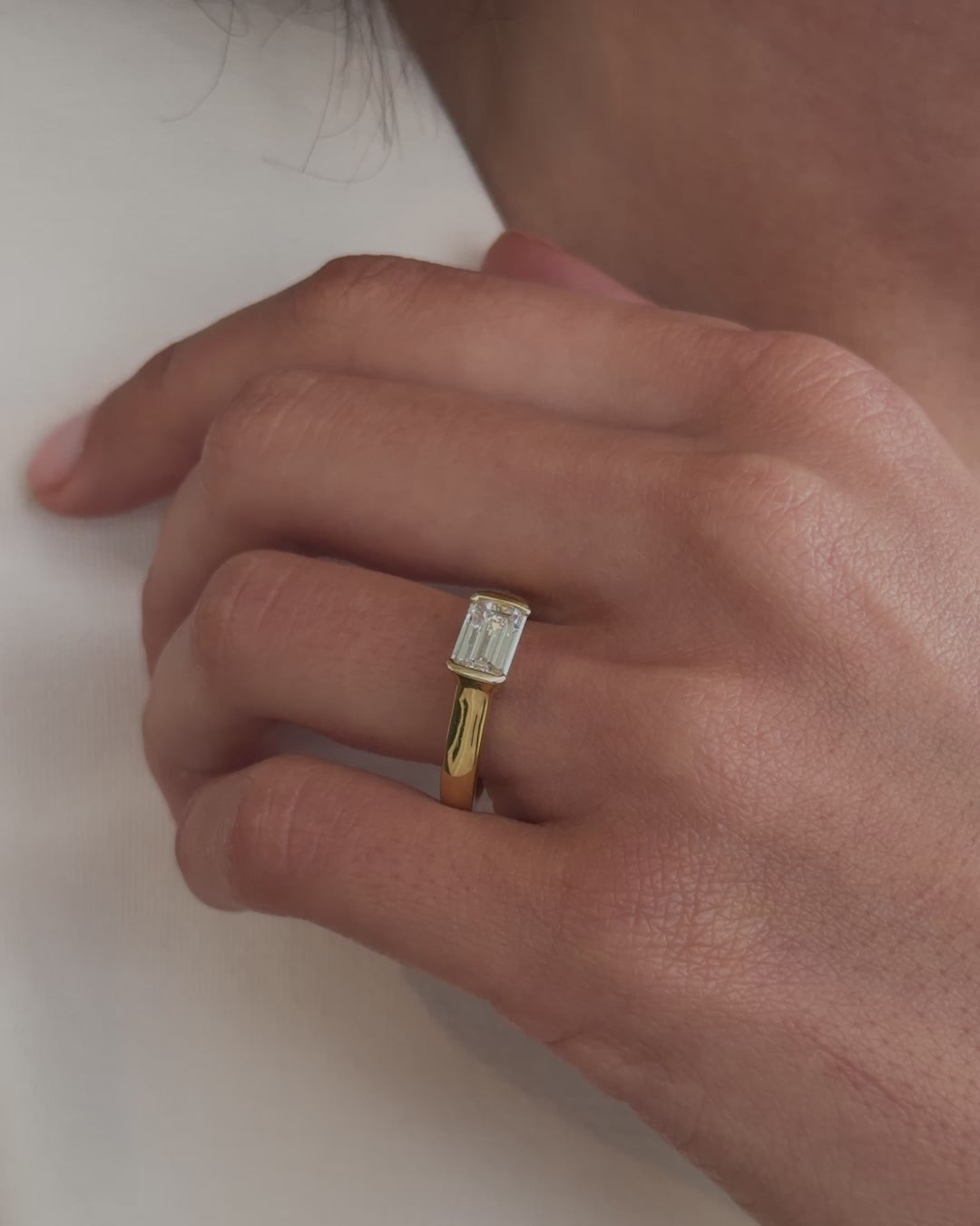 Productvideo van ring met 1,50 ct lab-grown diamant – Aurore Jewelry