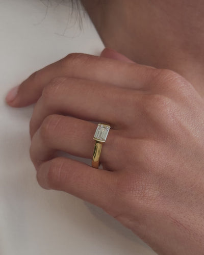 Productvideo van ring met 1,50 ct lab-grown diamant – Aurore Jewelry