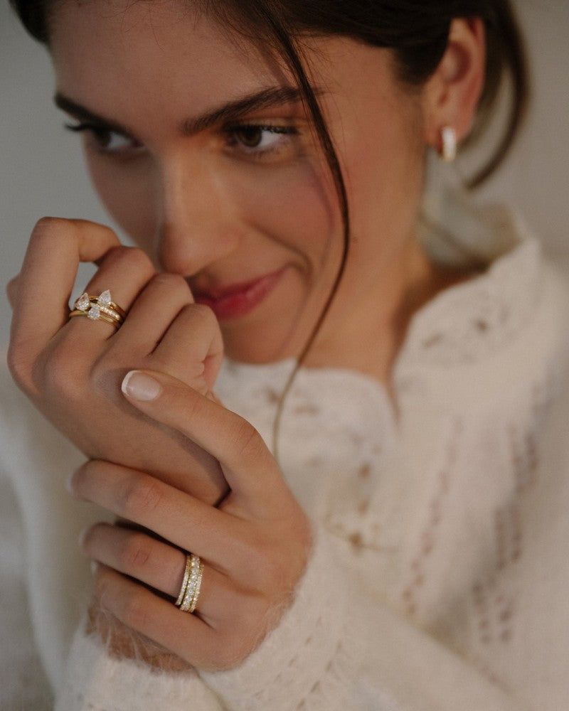 Ring Ava Royal 0,48 ct. Gelbgold