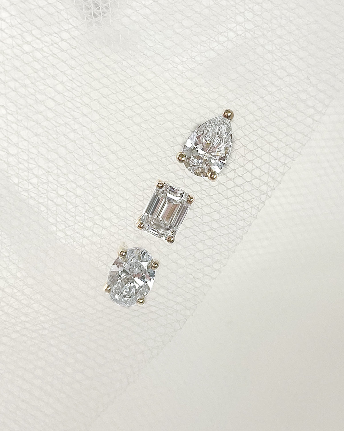 Ohrstecker Ava 1,00 ct. Gelbgold