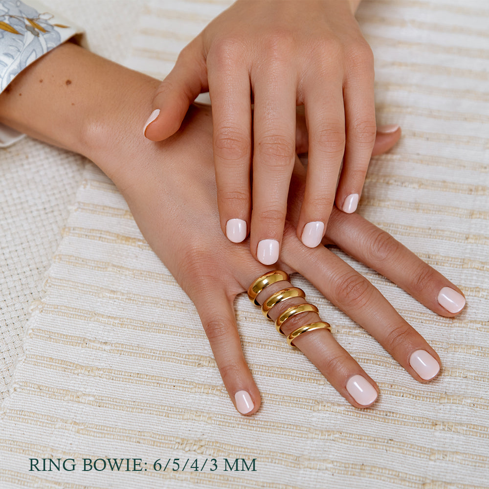 Ehering Bowie Gelbgold 4mm