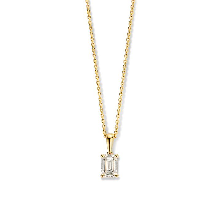 Halskette Nora 0,50 ct. Gelbgold