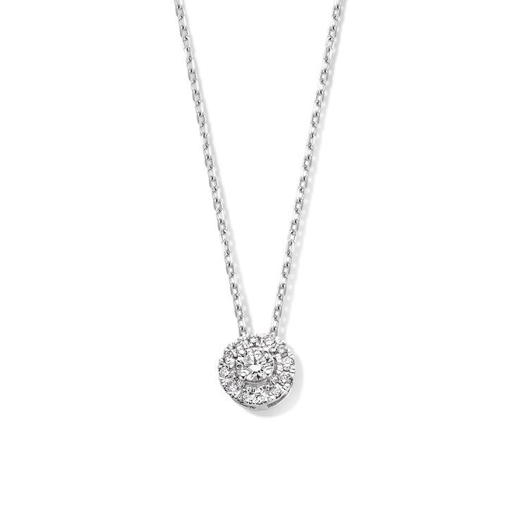 Halskette Emma 0,20 ct. Weißgold