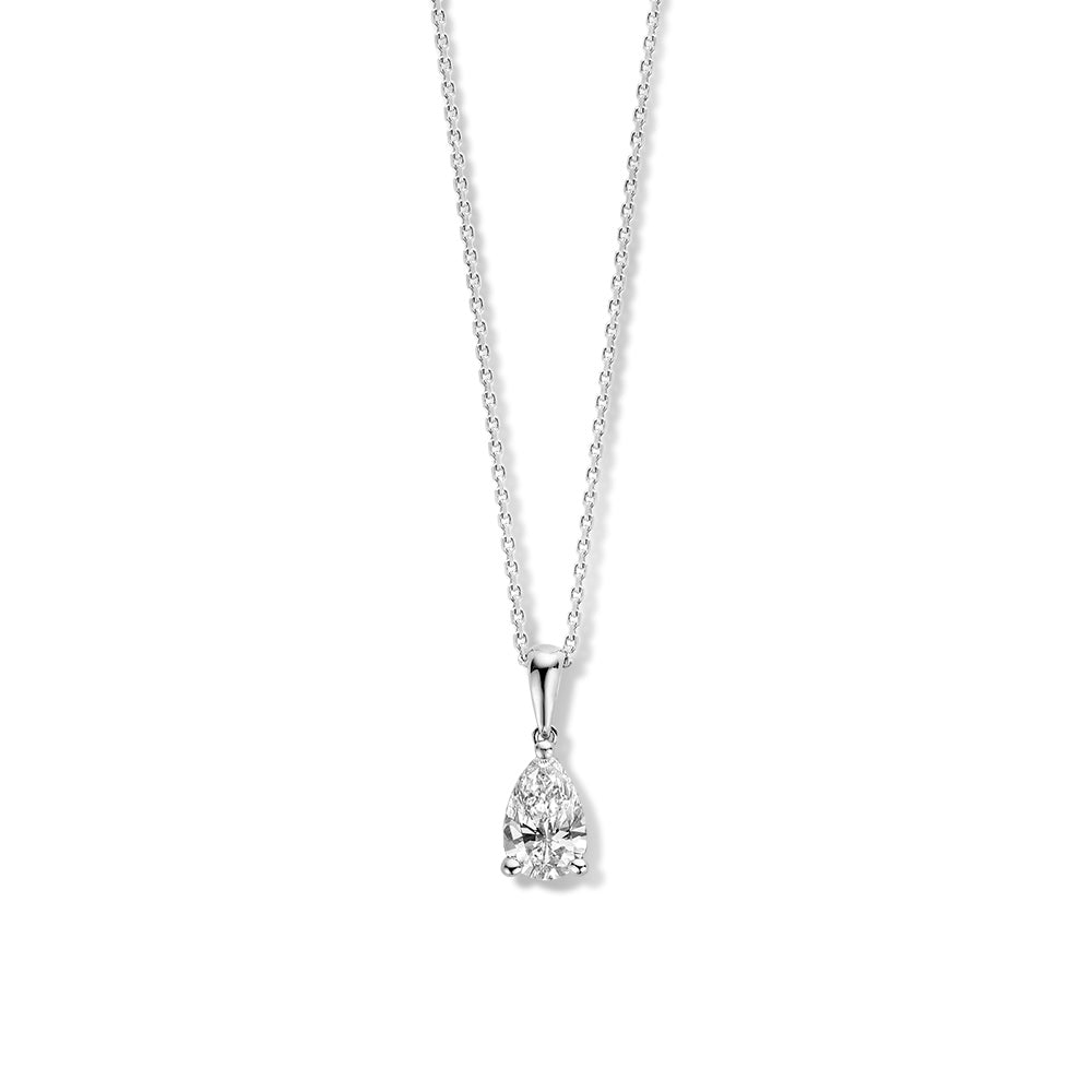 Halskette Ava 0,50 ct. Weißgold