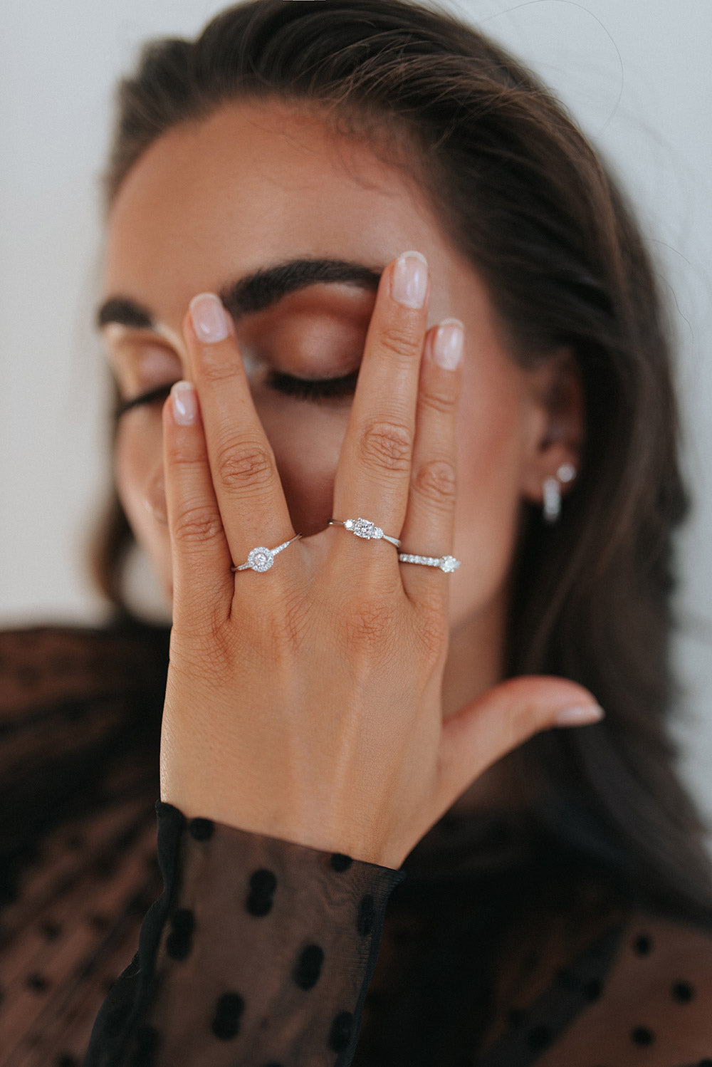 Ring Emma Royal 0,20 ct. Weißgold