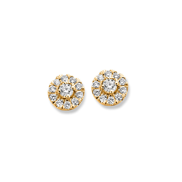 Emma Ohrstecker 0,20 ct. Gelbgold