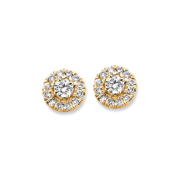 Emma Ohrstecker 0,30 ct. Gelbgold