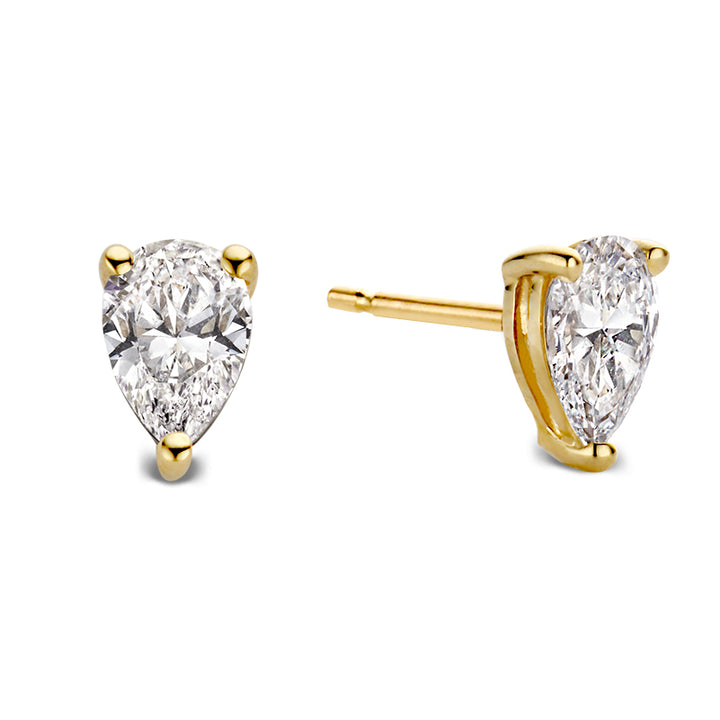 Ohrstecker Ava 1,00 ct. Gelbgold