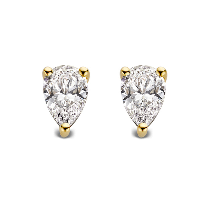Ohrstecker Ava 1,00 ct. Gelbgold