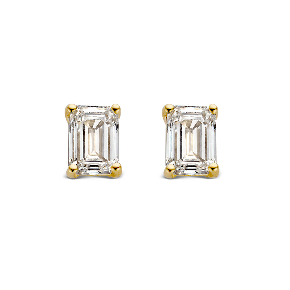 Nora Ohrstecker 0,50 ct. Gelbgold