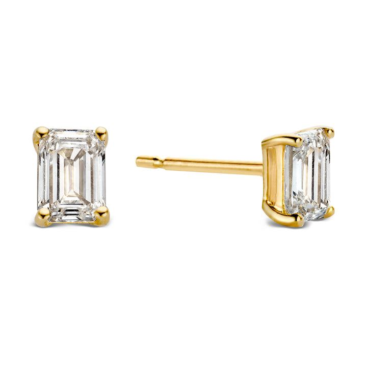 Nora Ohrstecker 1,00 ct. Gelbgold