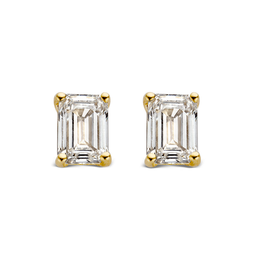 Nora Ohrstecker 1,00 ct. Gelbgold