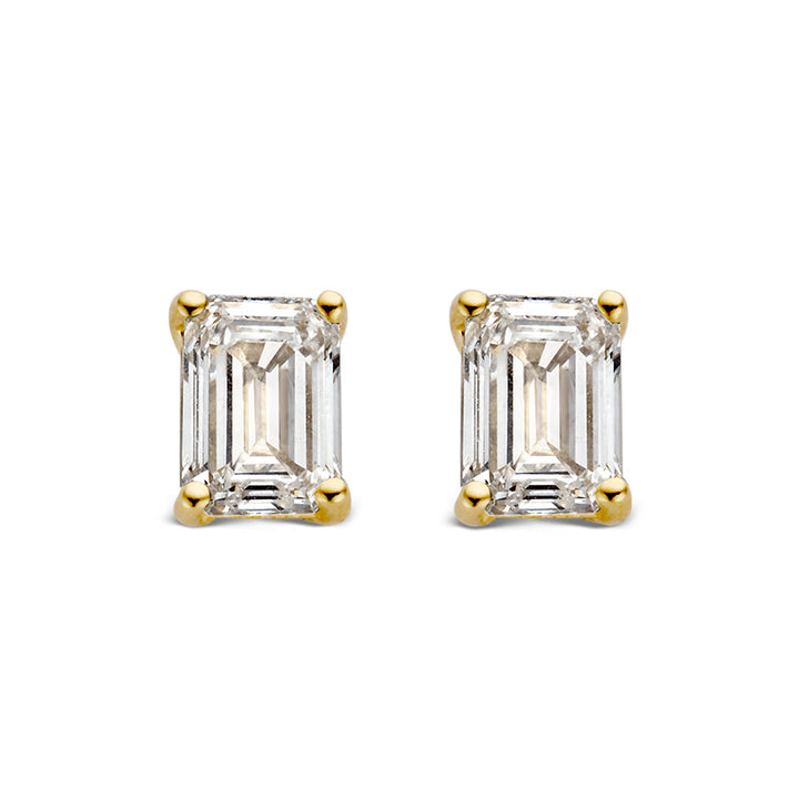 Nora Ohrstecker 1,00 ct. Gelbgold