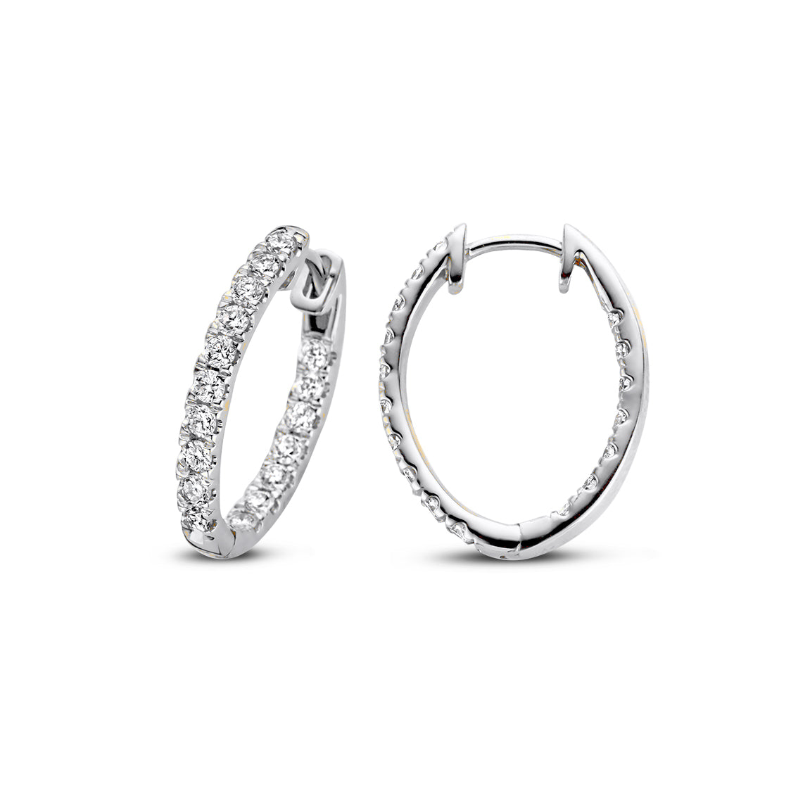 Ohrringe Lauren 1,00 ct. Weißgold