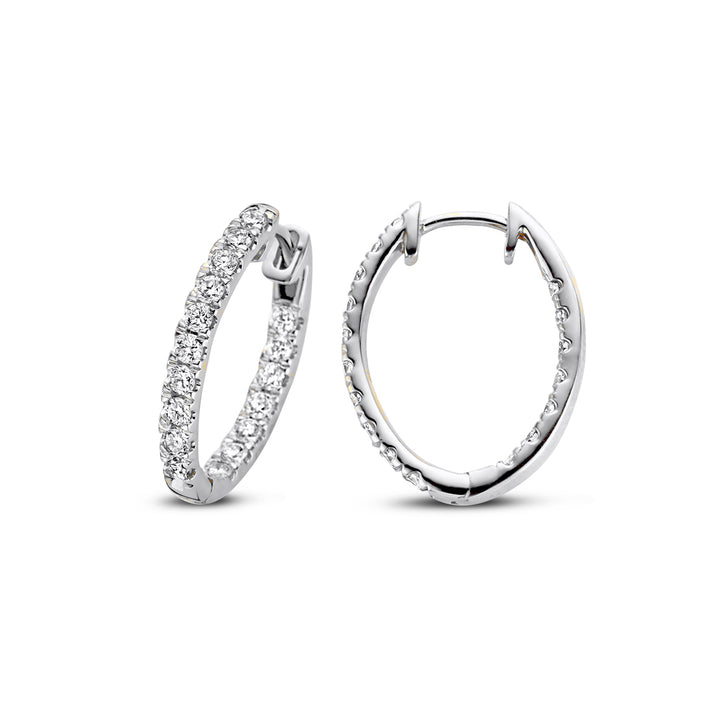 Ohrringe Lauren 1,00 ct. Weißgold